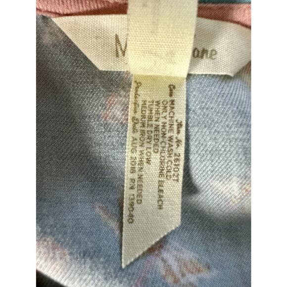 Matilda Jane Choose Your Own Path Entomology Blue Long Sleeve Rayon Top 10 - Picture 8 of 9